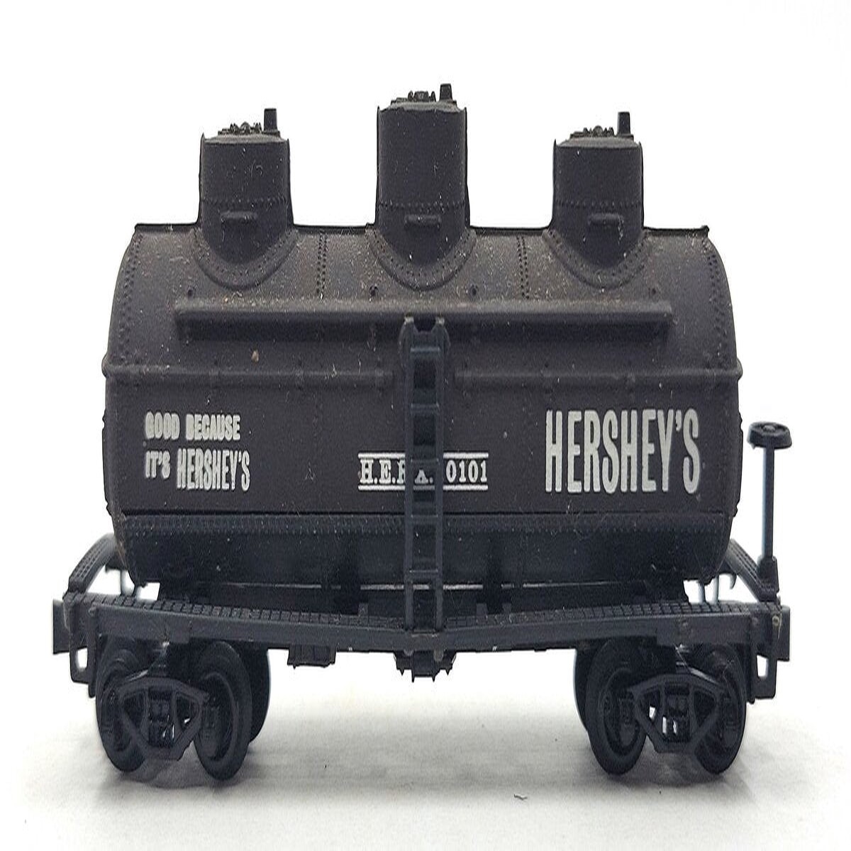 Model Power 3422 N Scale H.E.R.X Hershey's 3 Dome Tank Car #10101 LN