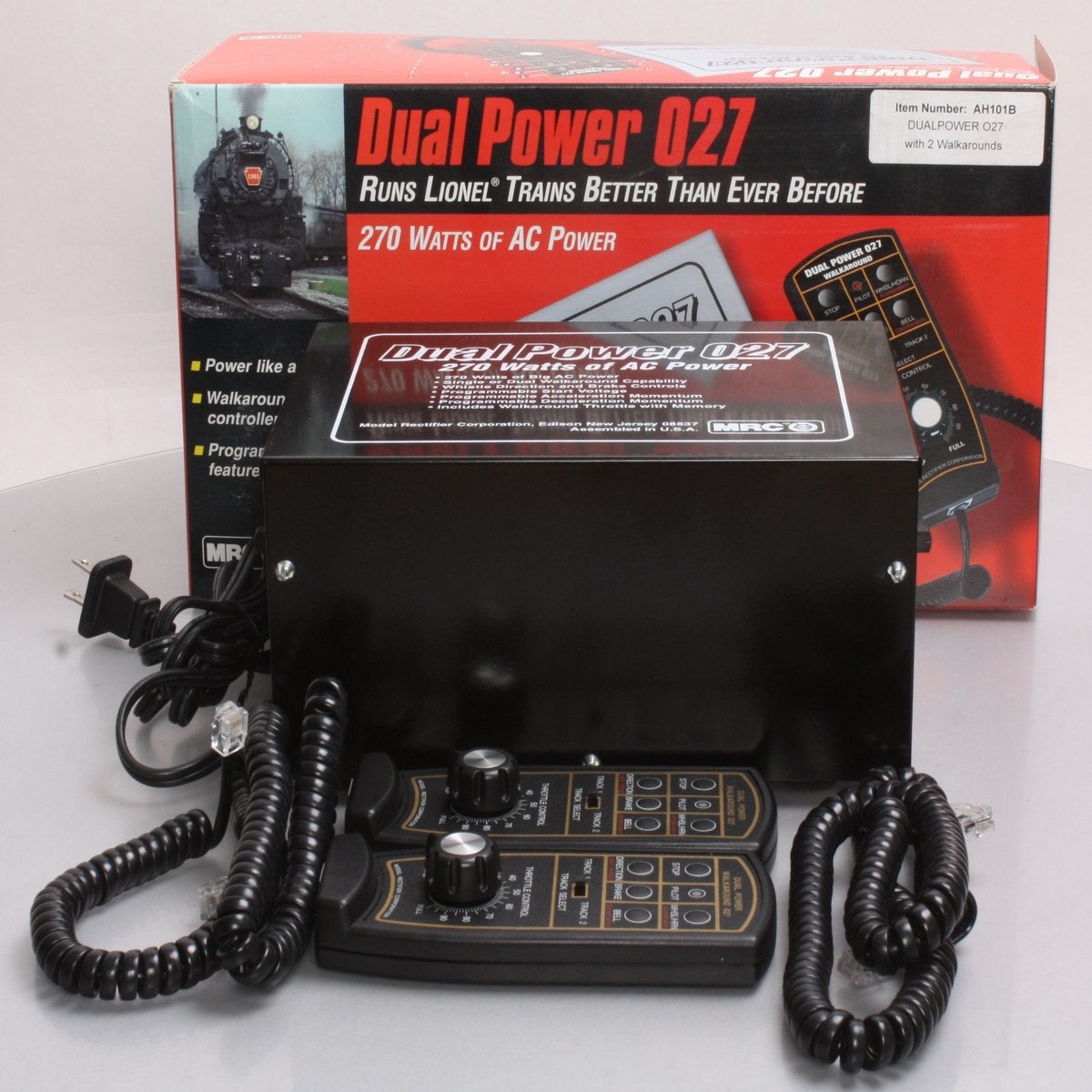MRC AH101B O Dual Power 027 /270 Watt Transformer LN/Box