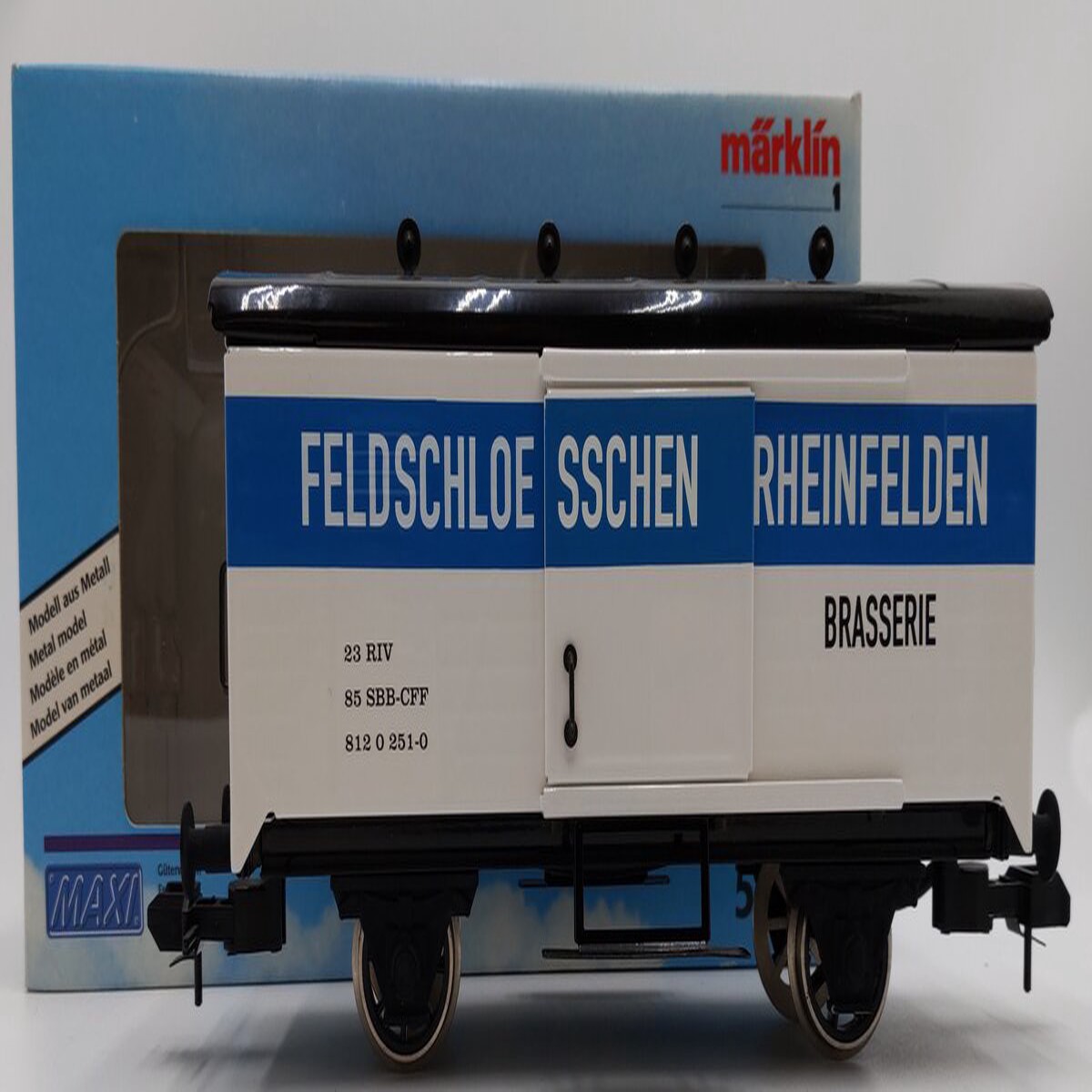 Marklin 54832 G Scale SBB Beer Freight Wagon (Metal Wheels) EX/Box