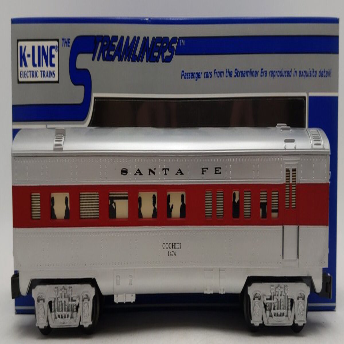 K-Line K1474 O Santa Fe "Cochiti" Streamliner Diner Car #1474 EX/Box