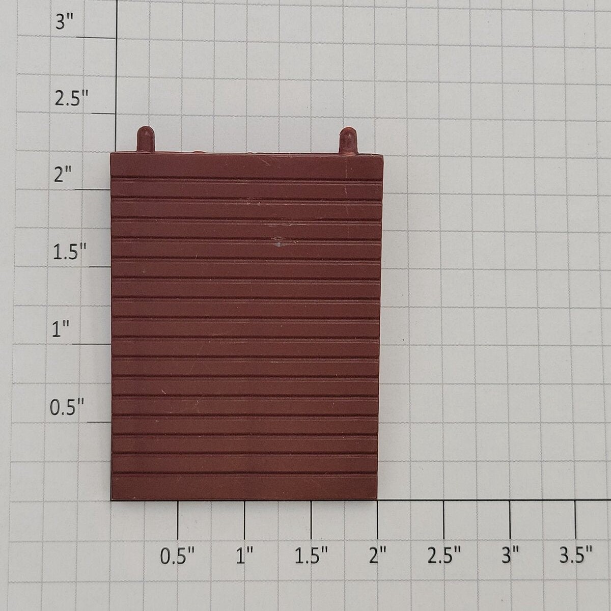 Lionel 22340-10 O K-Line ATSF Scale Brown Flat Car Support End Frame #94285