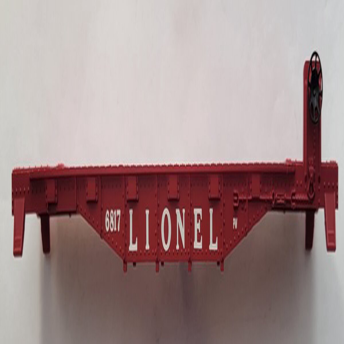 Lionel 26024-7 O Gauge Postwar Celebration Series Red Flatcar Body #6817