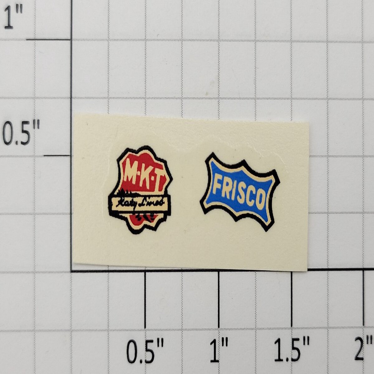 Lionel 6-25095-WS The Texas Special "MKT Frisco" Water Soluble Decal (Set of 2)
