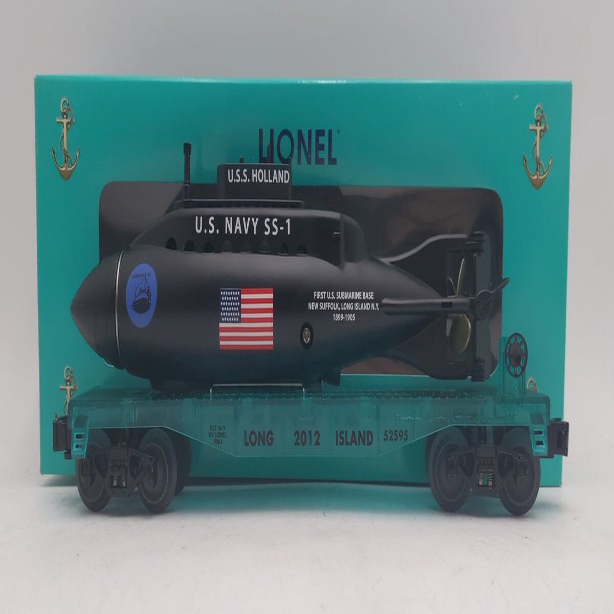 Lionel 6-52595 O Long Island USS Holland Submarine Flatcar #52595 MT/Box