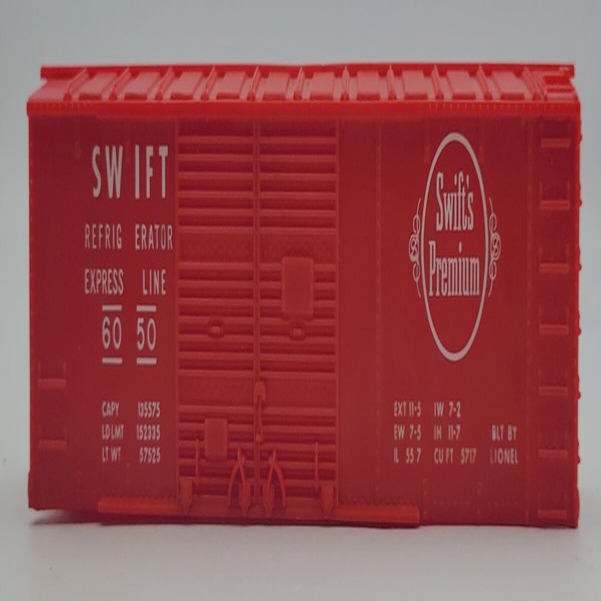 Lionel 6050-2 Red Swift's Premium Reefer Boxcar Body Shell #6050