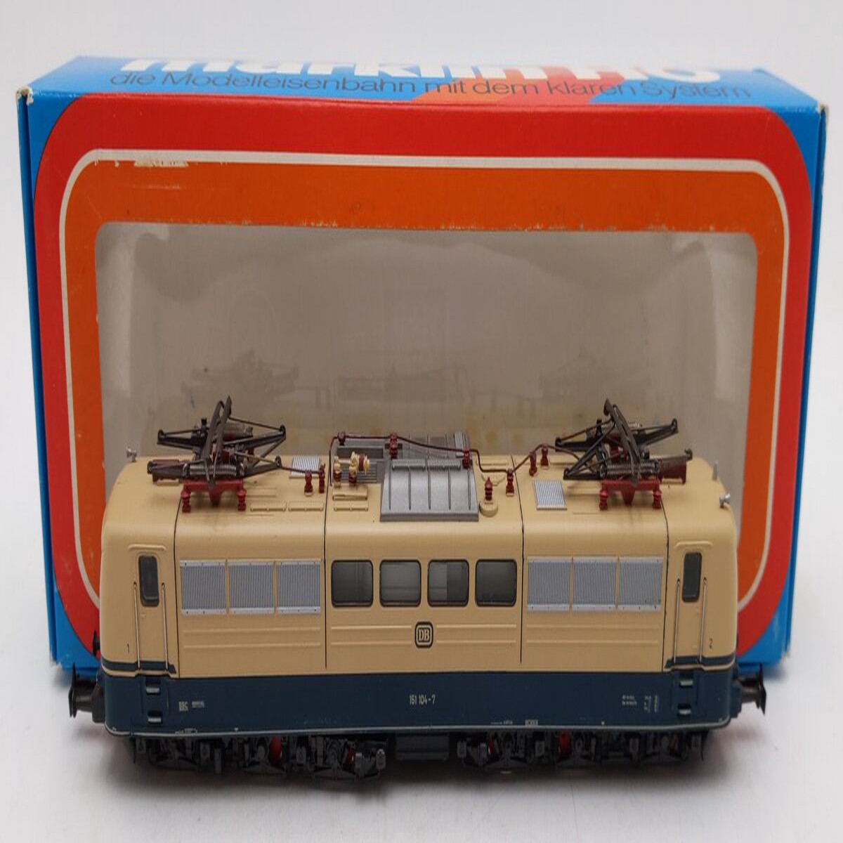 Marklin 3058 HO Scale DB Electric Locomotive #151 104-7 EX/Box