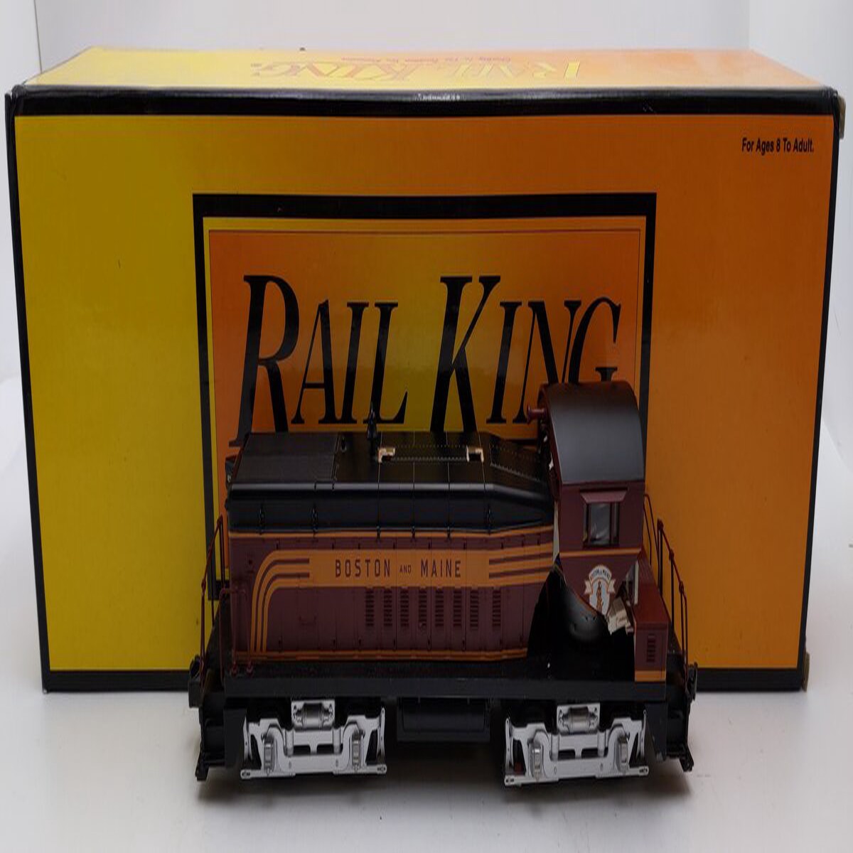 MTH 30-2179-1 O Gauge Boston & Maine SW-9 Diesel Switcher w/PS1 #1230/Box