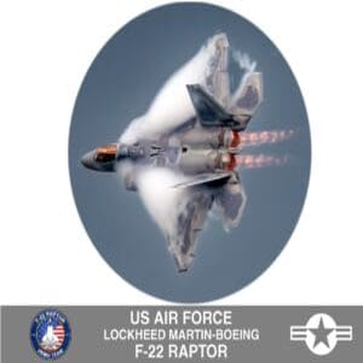 RMT by Design A-62-2 USAF F-22 Raptor Need For Speed Warbird Jet Bar Stool