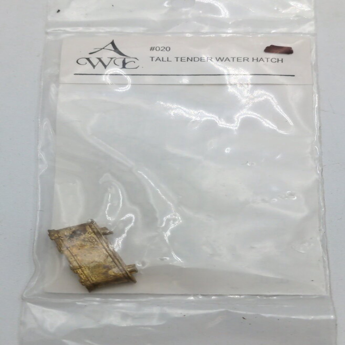 W&E Models 020 HO Scale Southern Pacific Tall Tender Water Hatch