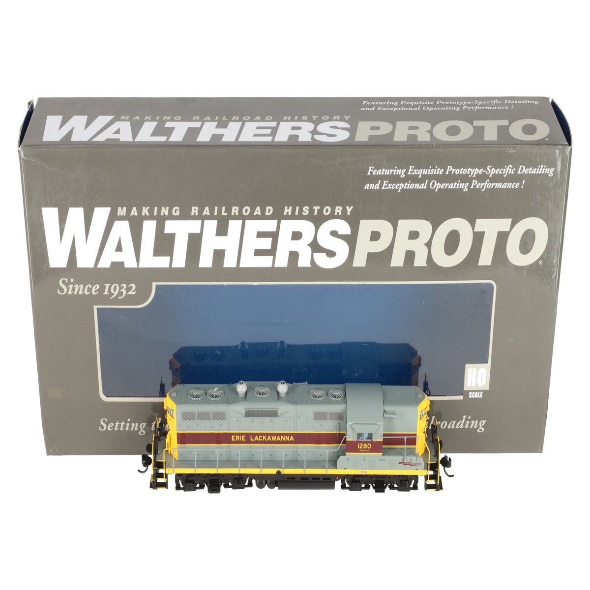 Walthers 920-42407 HO Erie Lackawanna EMD GP7 Diesel Loco w/Sound & DCC #1280 EX/Box