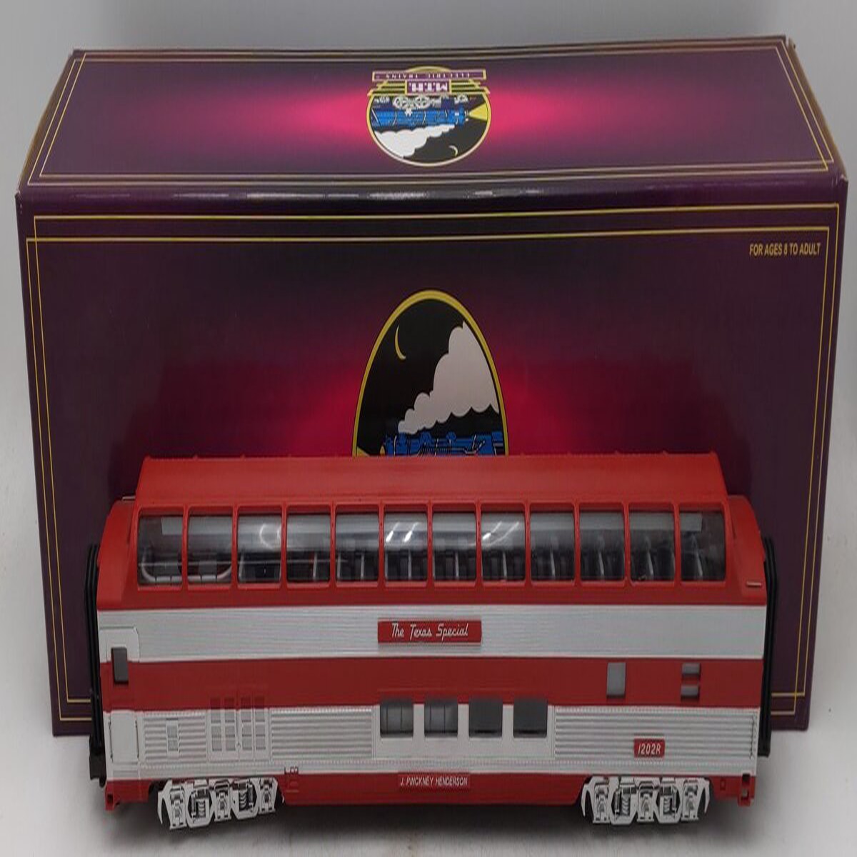 MTH 20-6729 Texas Special Full Vista Dome Car LN/Box