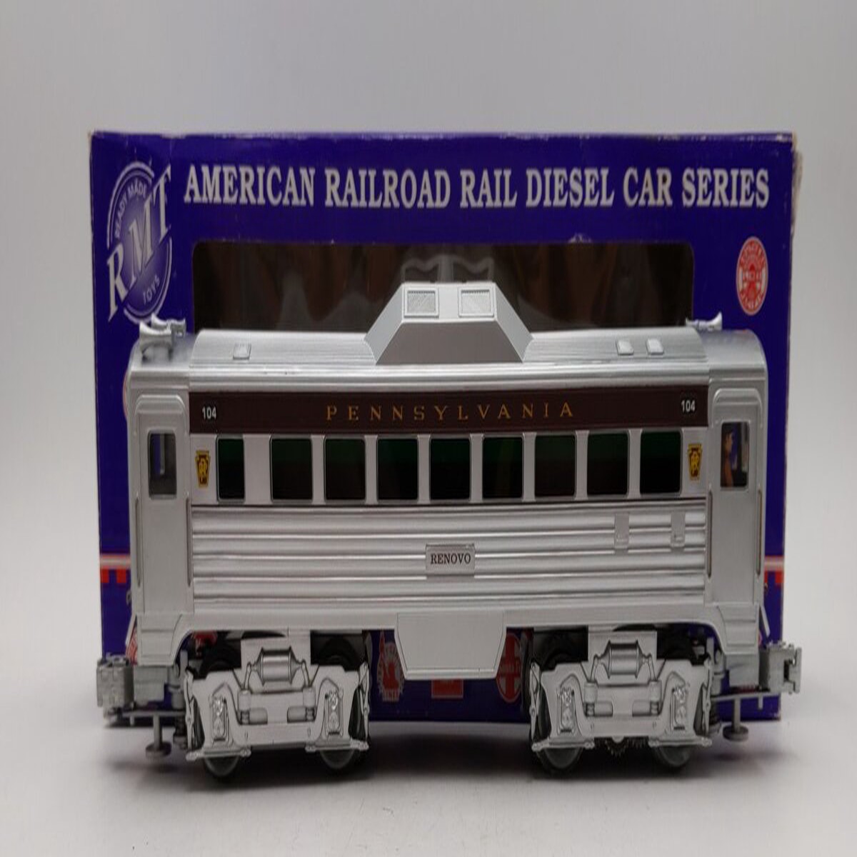 RMT 5152 O Gauge PRR Buddy Powered Diesel Locomotive #104 LN/Box