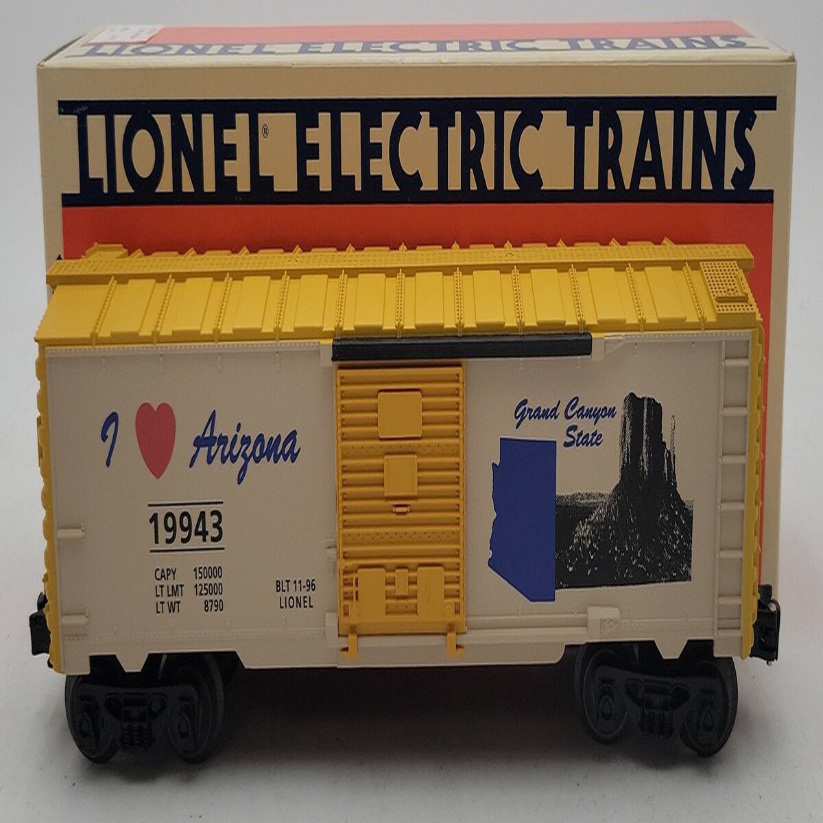 Lionel 6-19943 O I Love Arizona Boxcar #19943 NIB