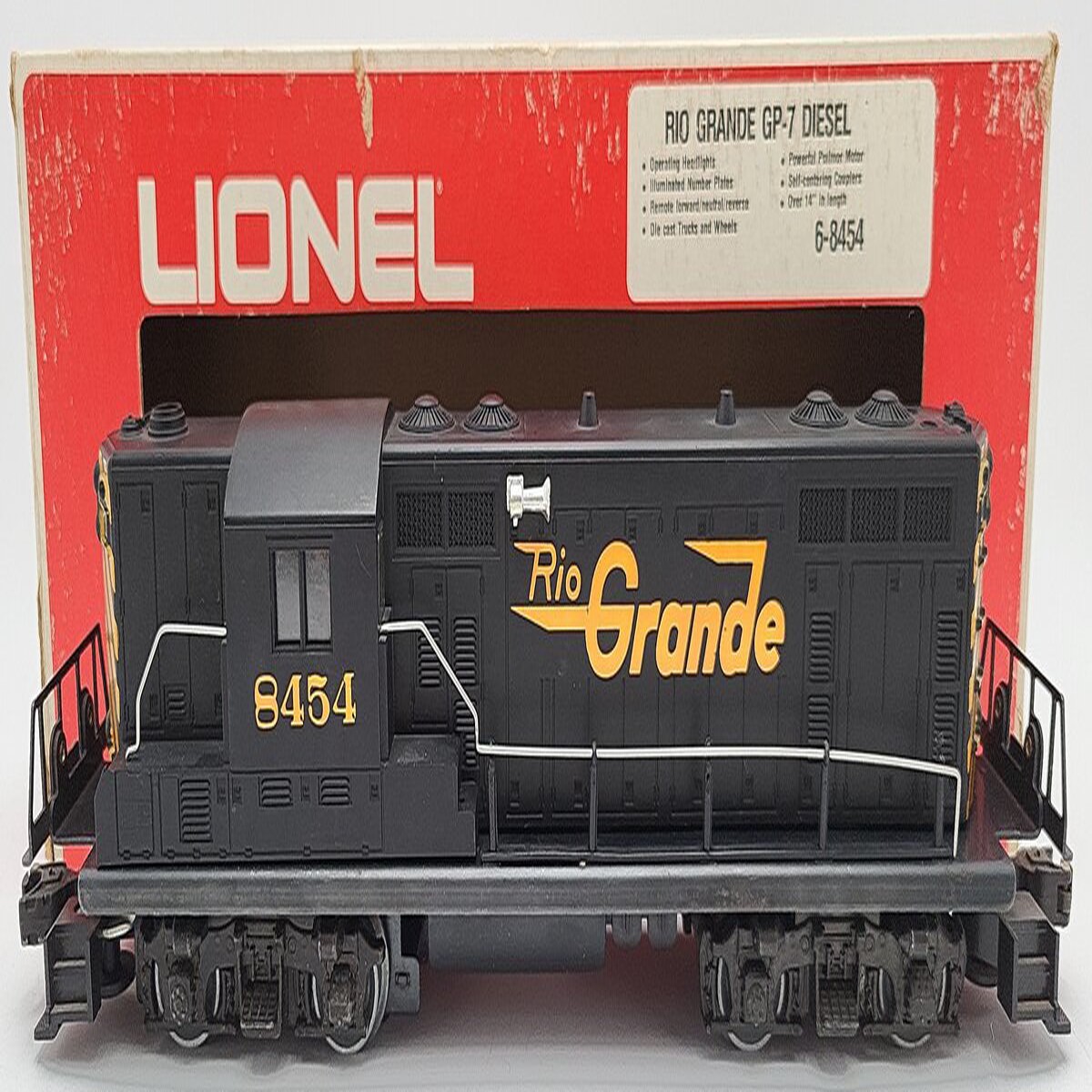 Lionel 6-8454 O Gauge Rio Grande GP-7 Diesel Locomotive #8454 VG/Box