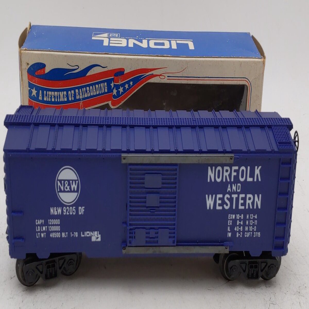 Lionel 6-9205 O Gauge Norfolk & Western Boxcar #9205 EX/Box