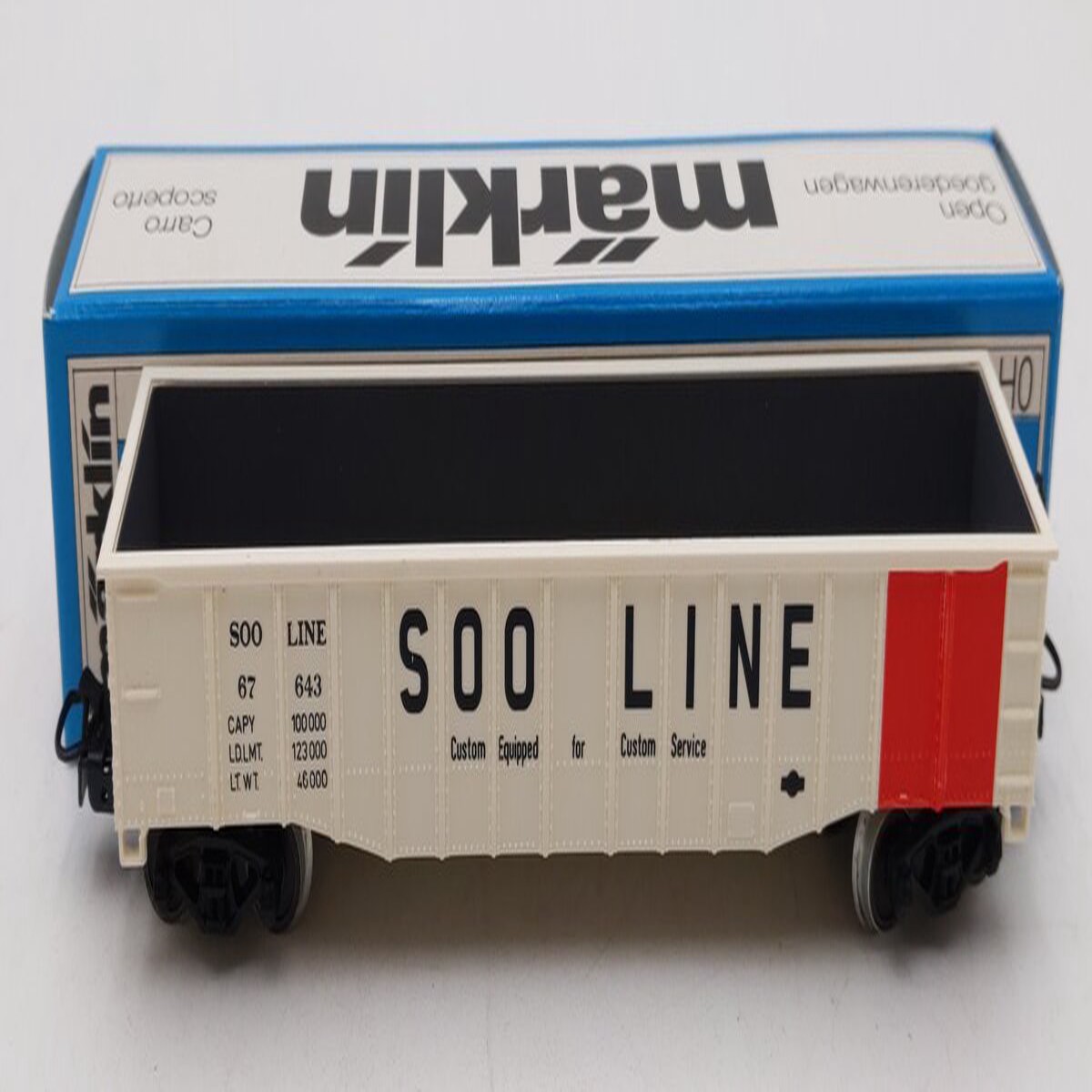 Marklin 4774 HO Scale Soo Line Gondola #67643 EX/Box