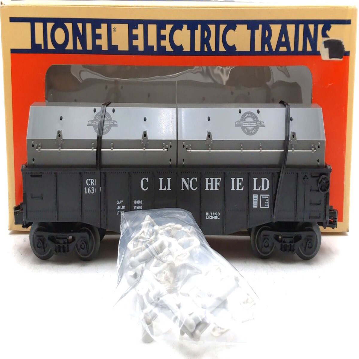 Lionel 6-16367 O Gauge Clinchfield Gondola w/Coil Covers LN/Box