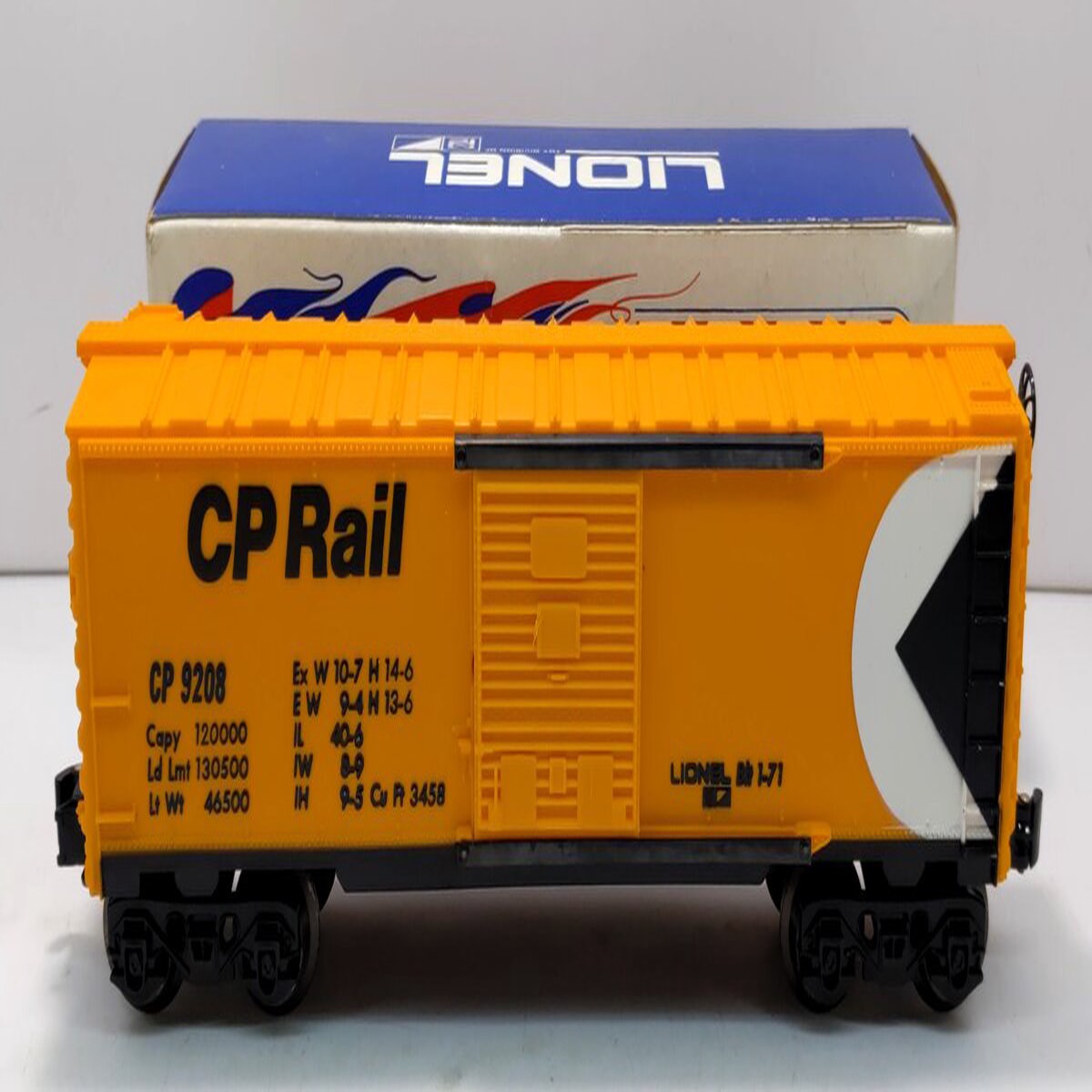 Lionel 6-9208 O Gauge Canadian Pacific Rail Boxcar LN/Box