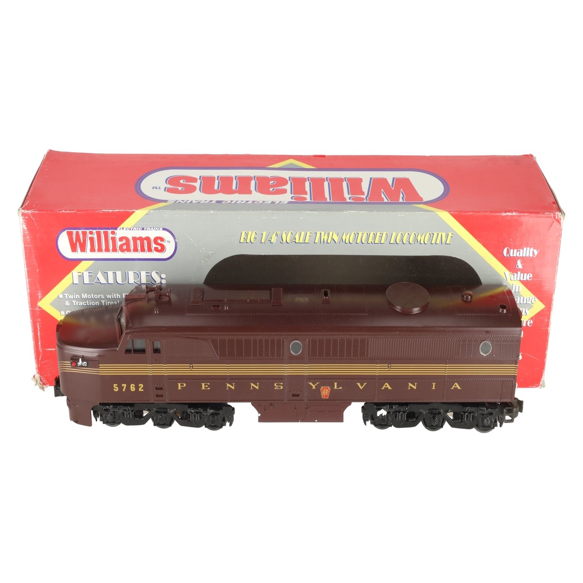 Williams PA-203 O Alco PA Pennsylvania Tuscan Locomotive #5762 EX/Box