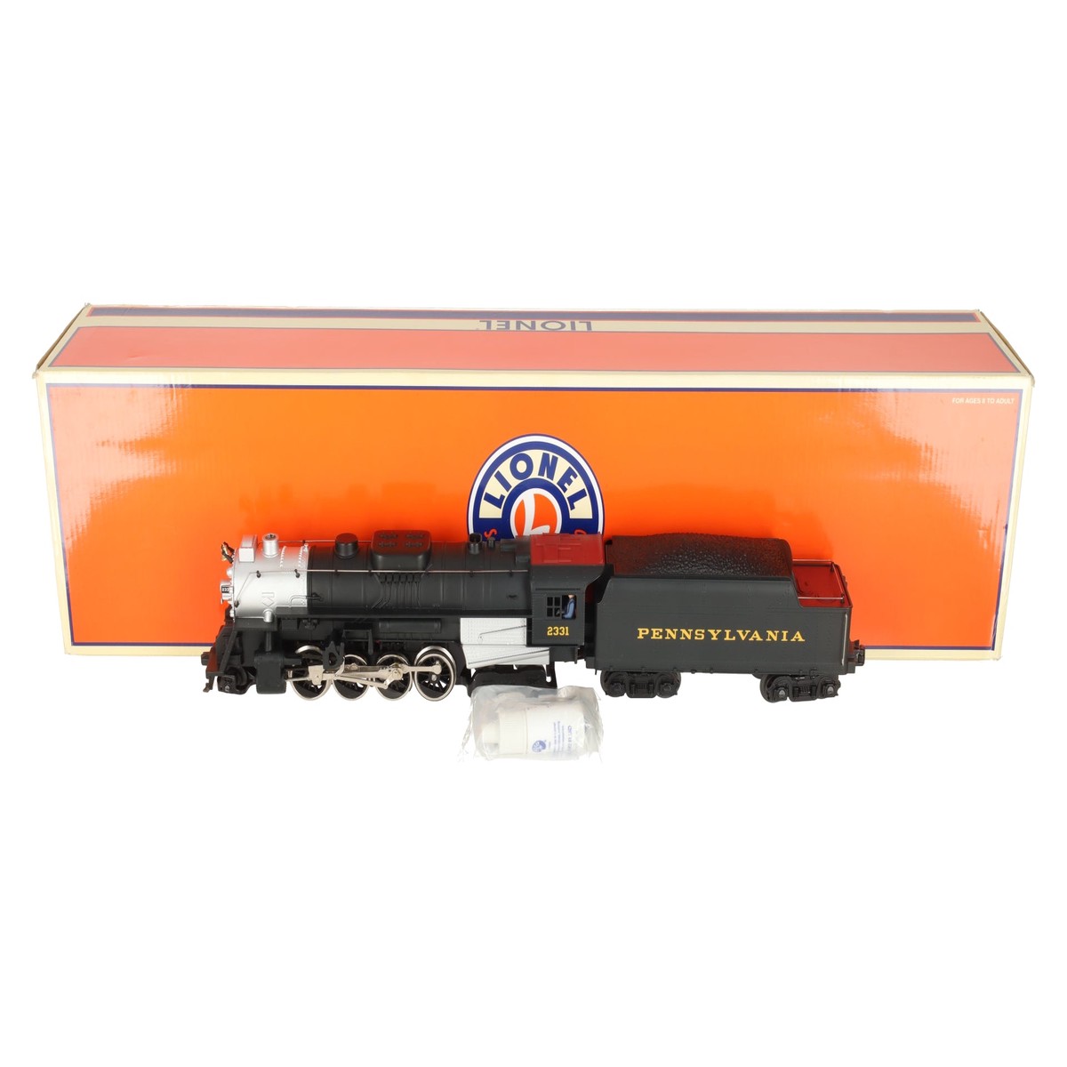 Lionel 6-18765 O Gauge Pennsylvania Berk Jr. Steam Locomotive and Tender #2331 LN/Box