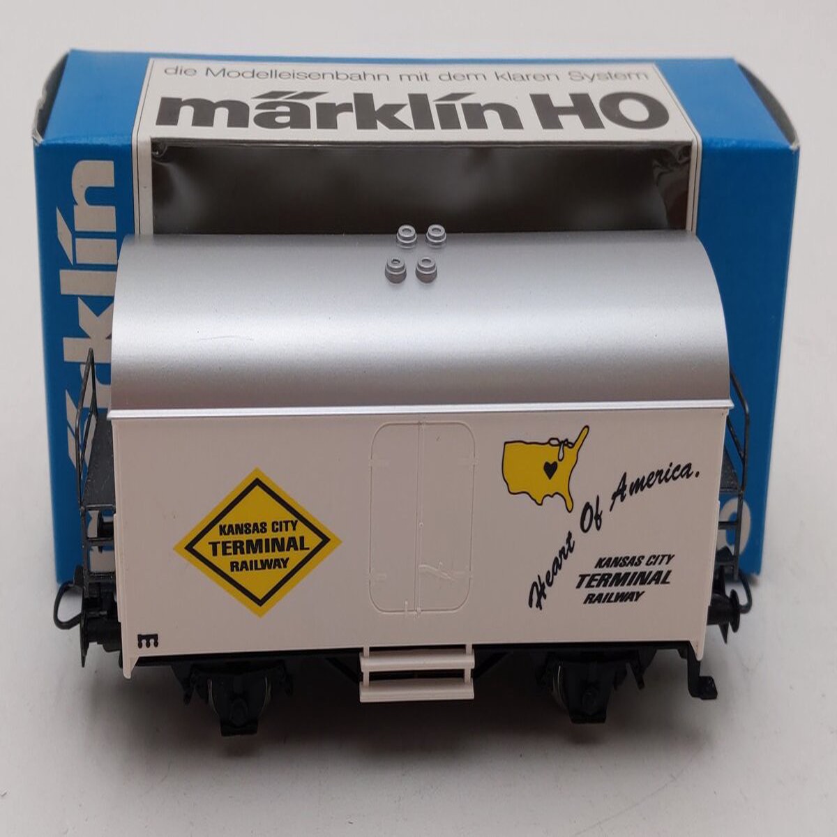 Marklin 4415 HO Scale Kansas City Terminal Heart of America Reefer Car EX/Box