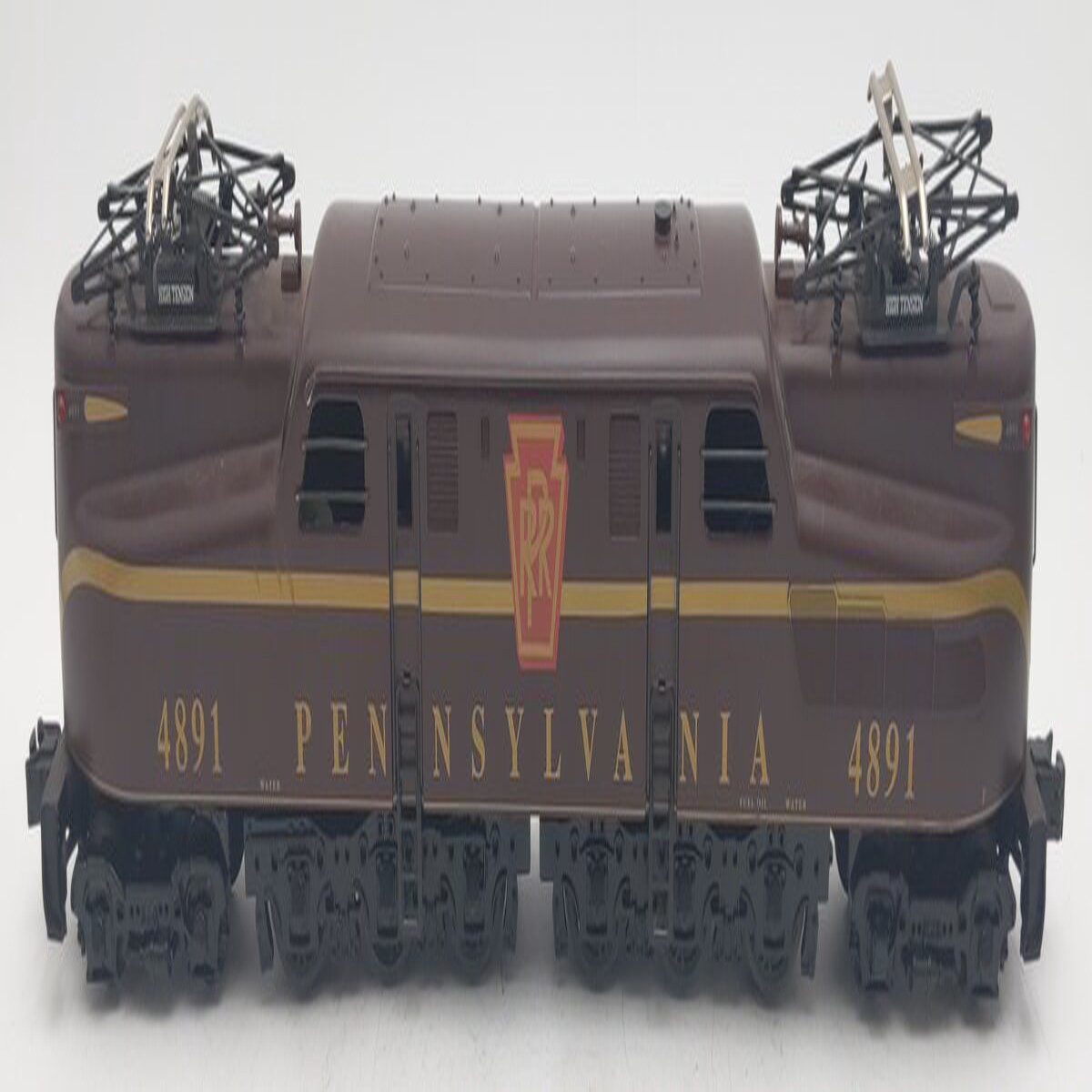 Williams 74406 O PRR Tuscan 1 Stripe GG-1 Dummy Electric Locomotive #4891 VG