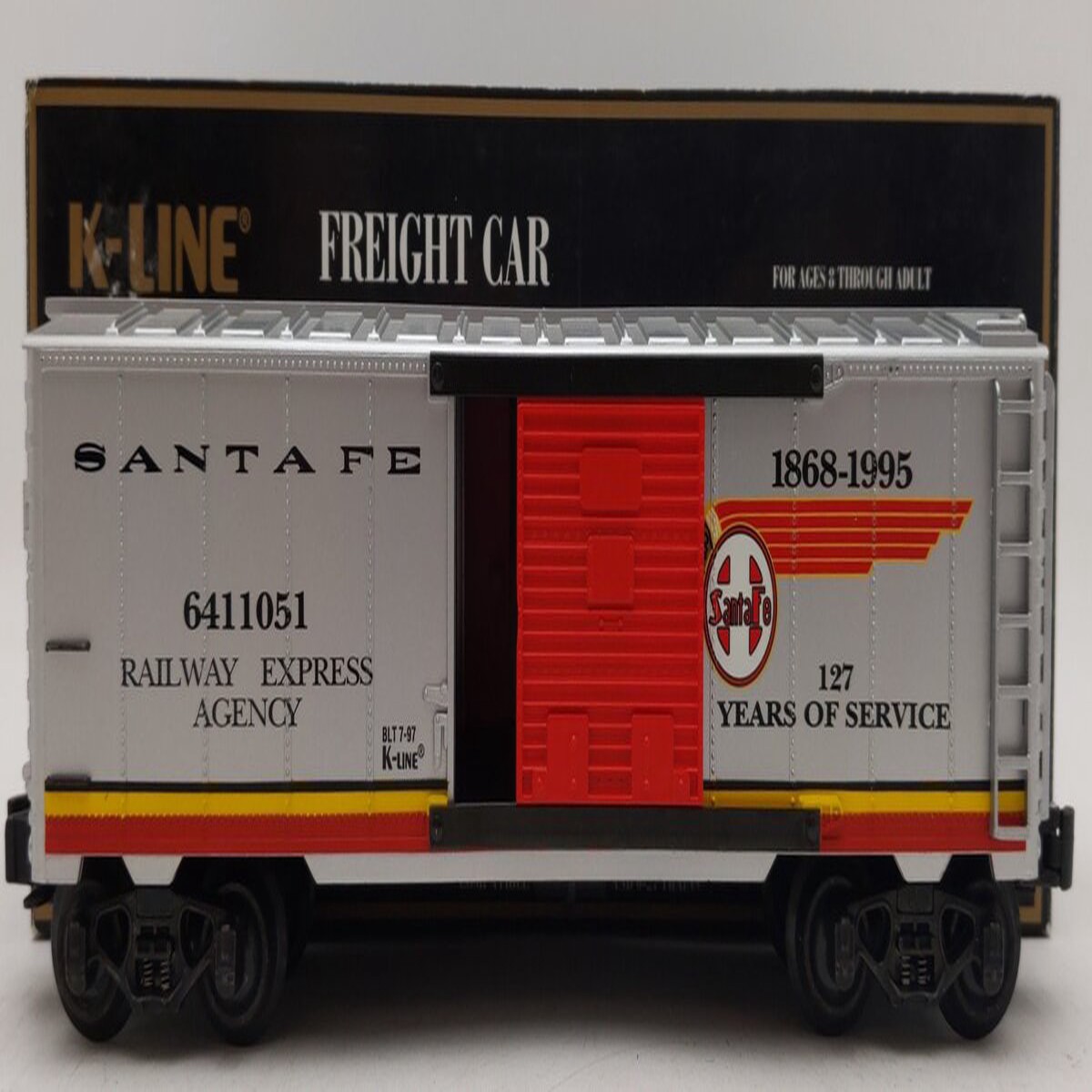 K-Line K641-1051 O Gauge Santa Fe REA Boxcar EX/Box
