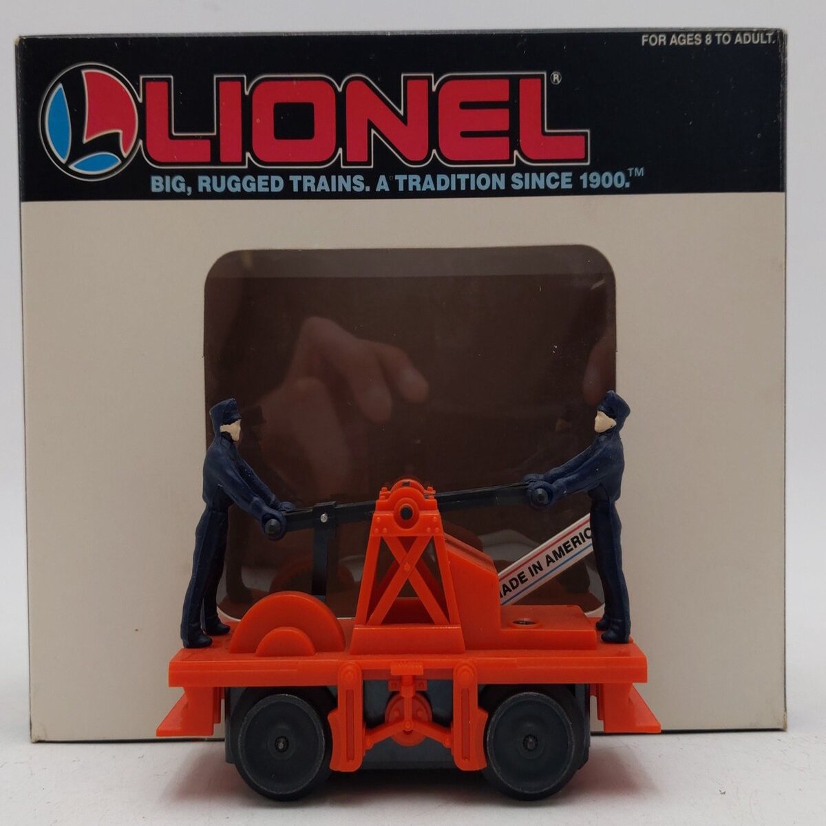 Lionel 6-18401 O Gauge Operating Workmen Hand Car EX/Box