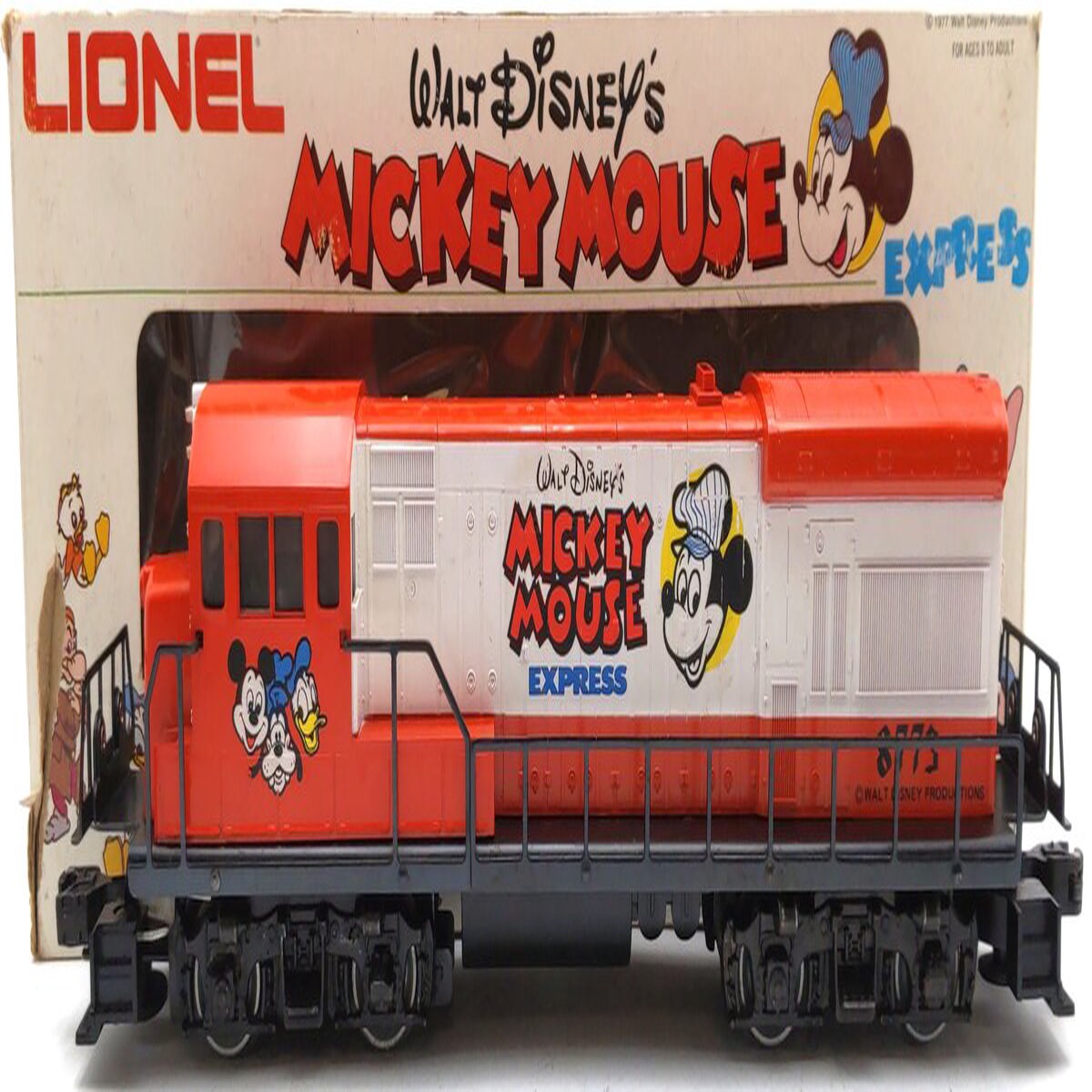 Lionel 6-8773 O Gauge Mickey Mouse U36B Diesel Locomotive #8773 EX/Box