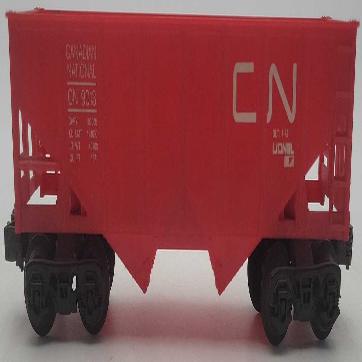 Lionel 6-9013 O Gauge Canadian National 2-Bay Hopper #9013 VG