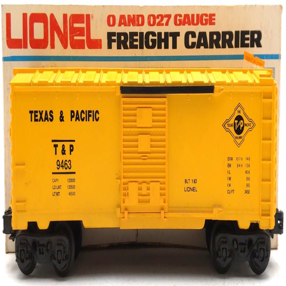 Lionel 6-9463 O Gauge Texas & Pacific Boxcar EX/Box