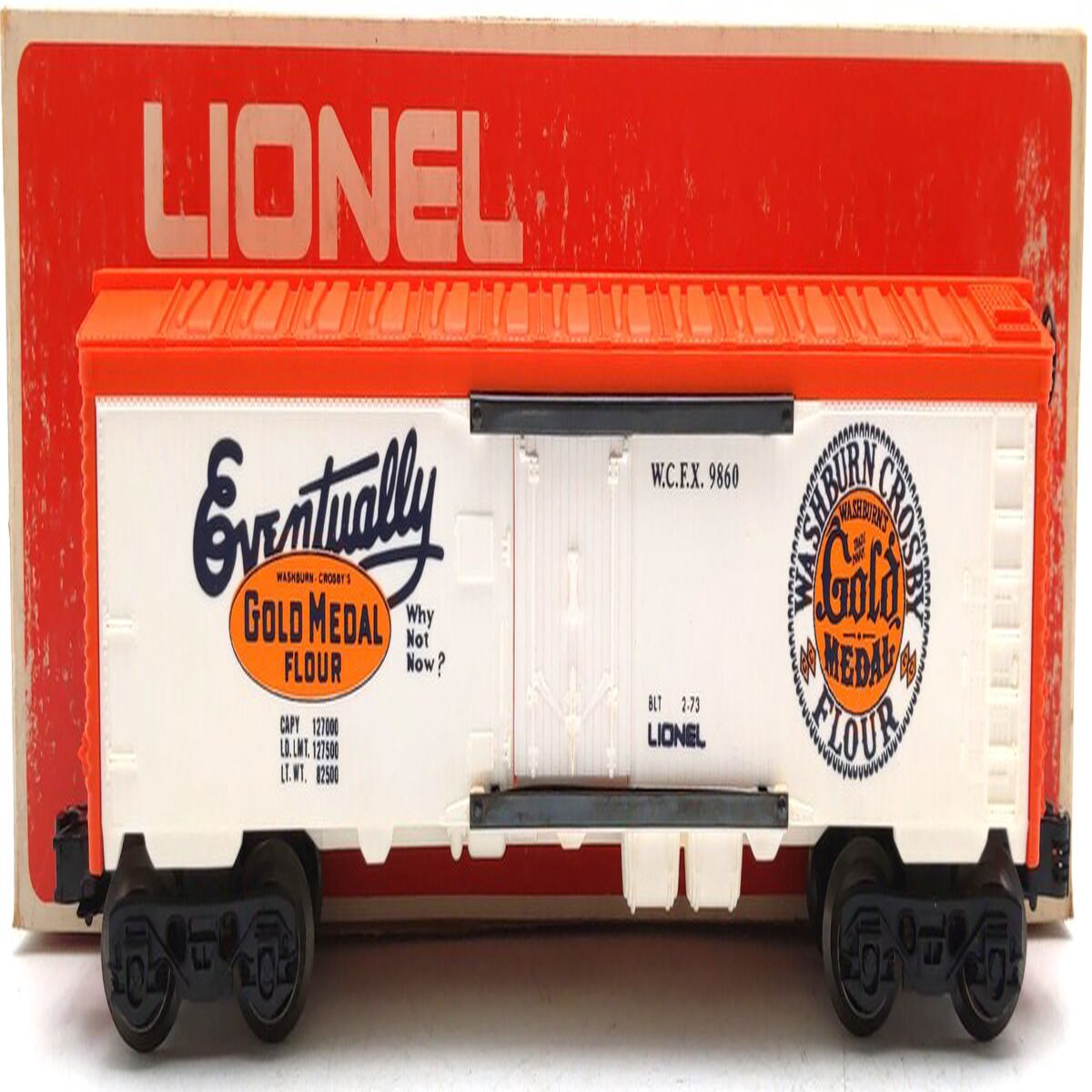 Lionel 6-9860 O Gauge Gold Medal Flour Billboard Reefer Car LN/Box