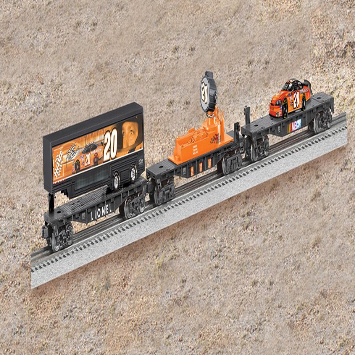Lionel 7-11009 O Gauge Nascar Tony Stewart Expansion Pack MT/Box