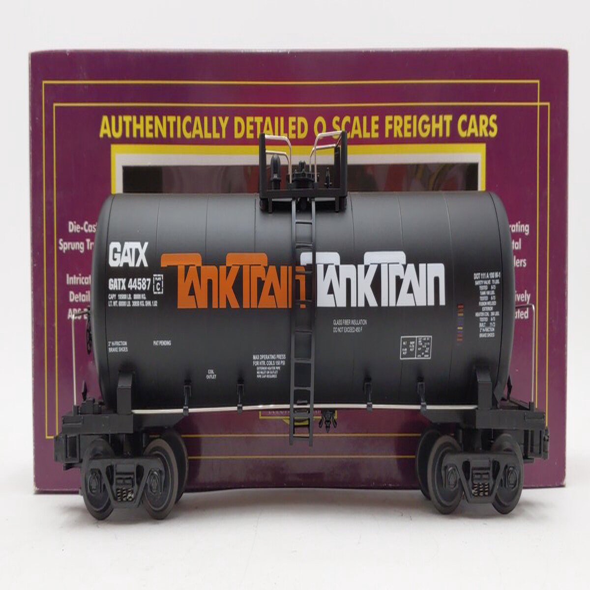 MTH 20-92008 O Gauge G.A.T.X. Unibody Tank Car #44587 EX/Box