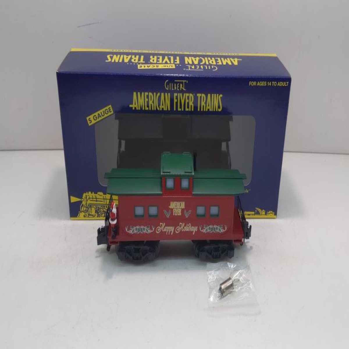 American Flyer 6-49046 S Scale Santa Animated Caboose EX/Box