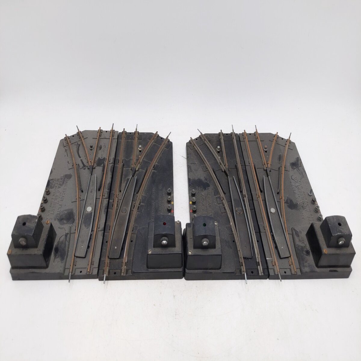 American Flyer Vintage 720A S Gauge Assorted Left & Right Remote Switches [4] VG