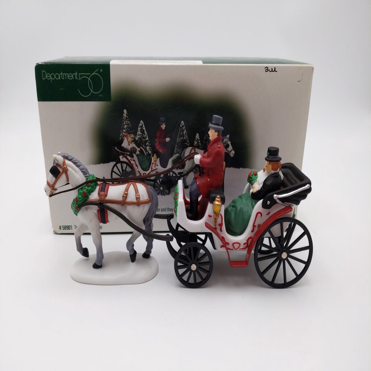 Dept 56 58901 Christmas in the City Series A Carriage Ride For The Bride LN/Box