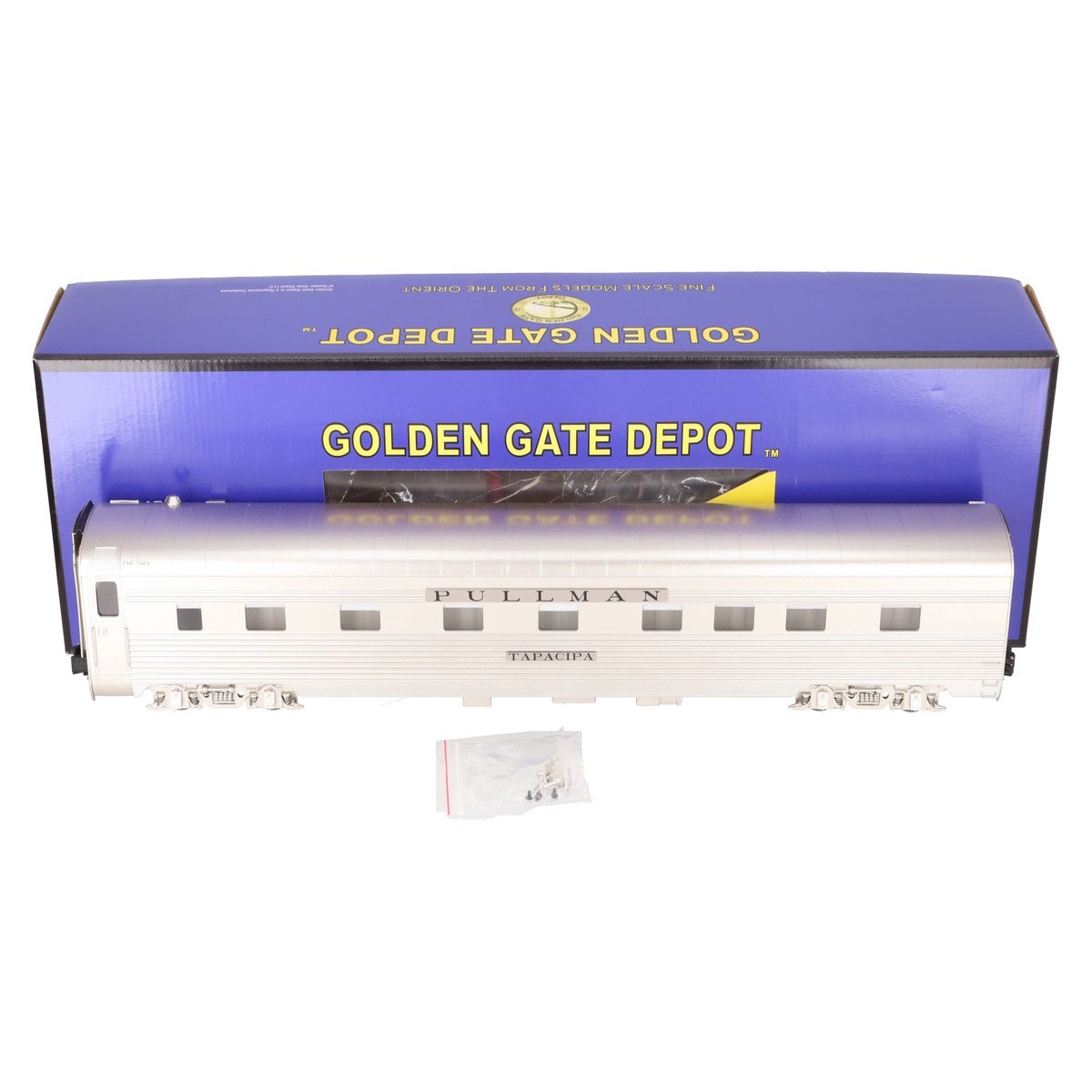Golden Gate Depot O Santa Fe "Tapacipa" Super Chief Aluminum 1938 4-4-2 Sleeper VG/Box
