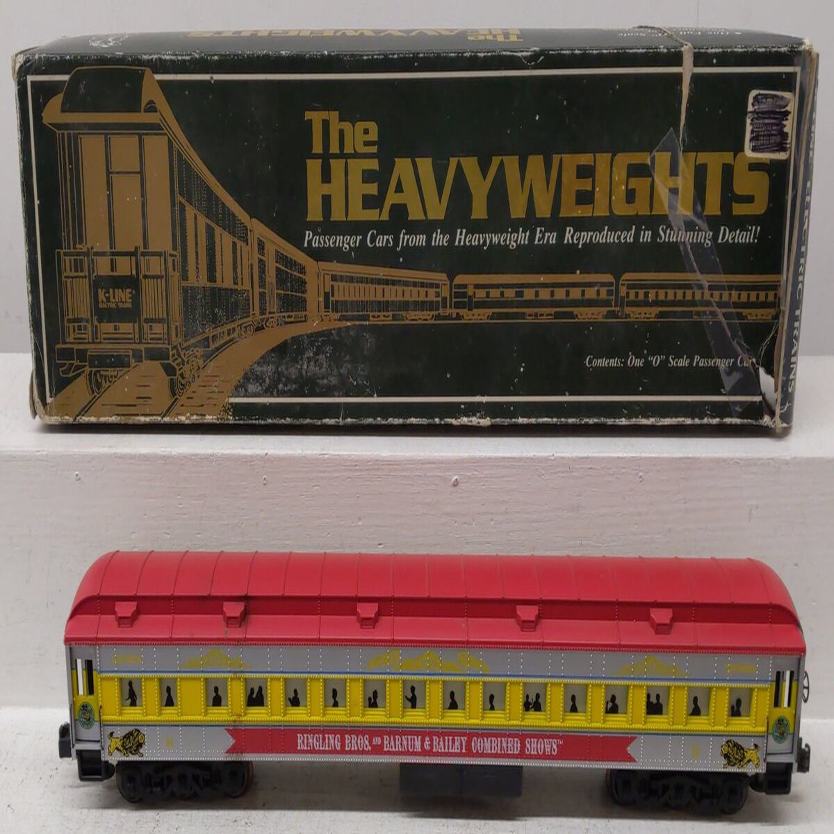 K-Line K83-0094 O Ringling Bros. 18" Heavyweight Performers Car #94 EX/Box