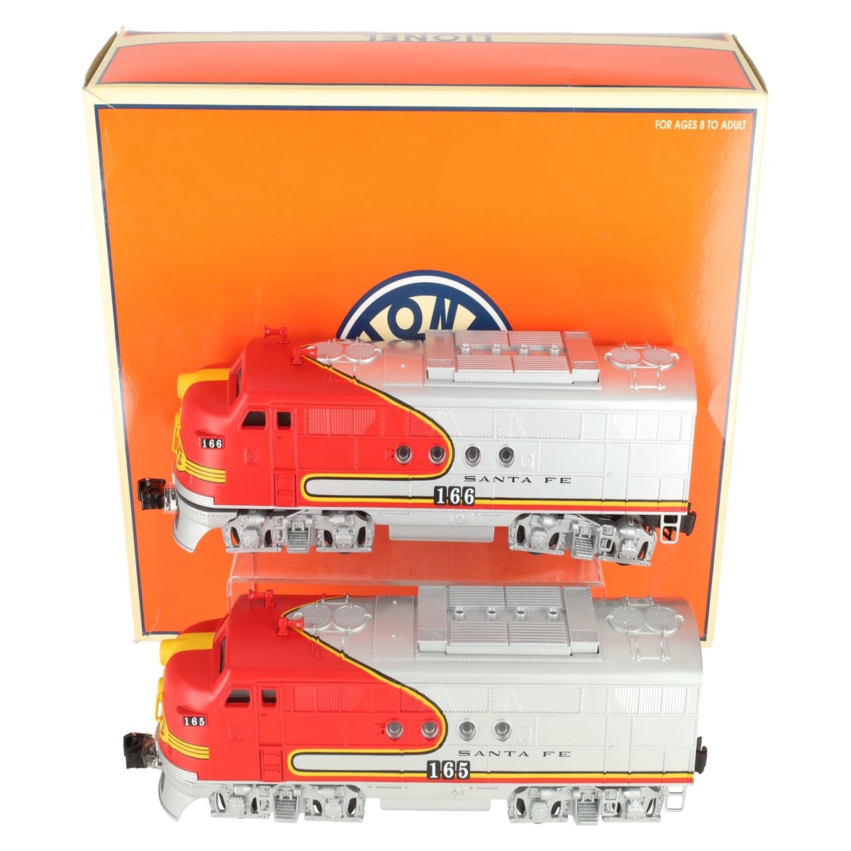 Lionel 6-18157 O Gauge Santa Fe FT AB Diesel Locomotive Set #165/166 EX/Box
