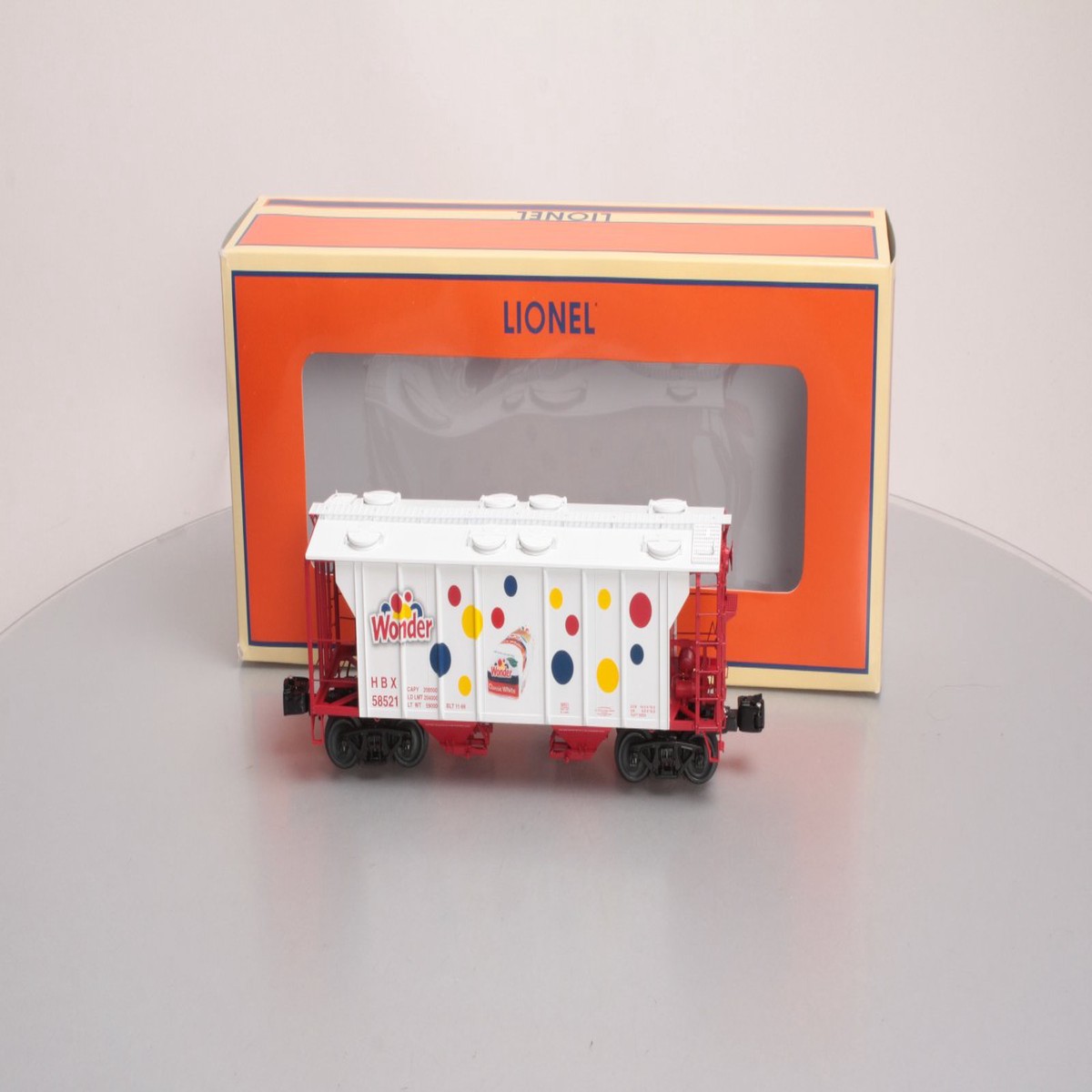 Lionel 6-58521 O Railroad Museum Of Long Island Wonder Bread Hopper #58521 NIB