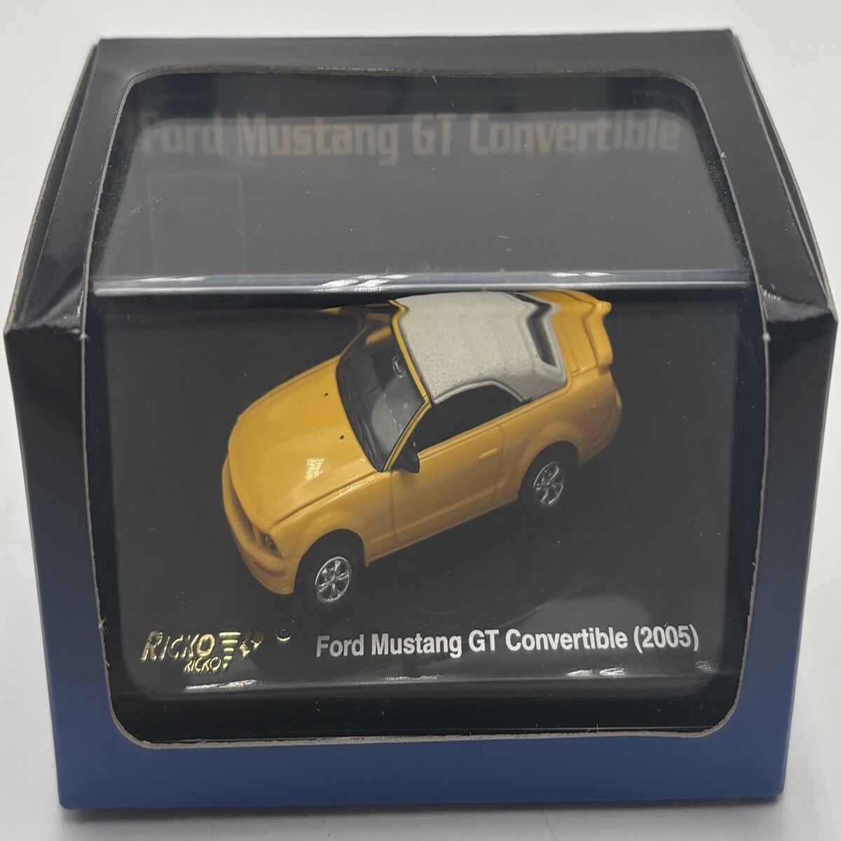 Ricko 38482 1:87 Yellow Ford Mustang GT Convertible