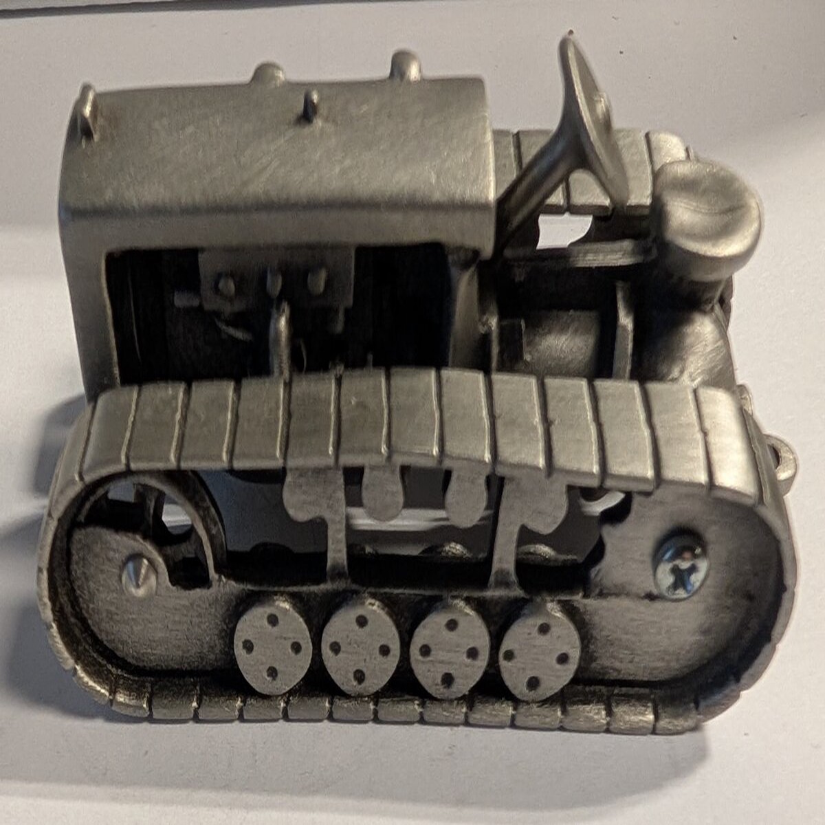 Holt Manufacturing Crawler Tractor Promotional Pewter Scale Model