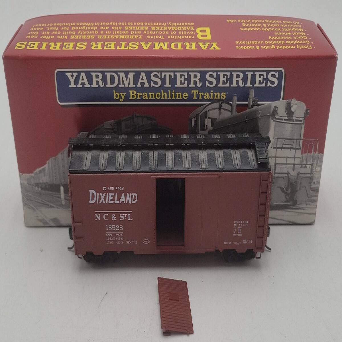 Branchline 8030 Nashville Chatanooga & St Louis 40' AAR Boxcar #18528 VG/Box