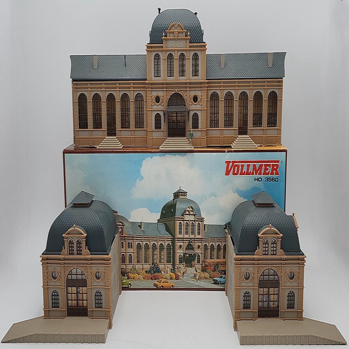 Vollmer 3560 HO Scale Bahnhof "Baden-Baden'' Model Building Station EX/Box