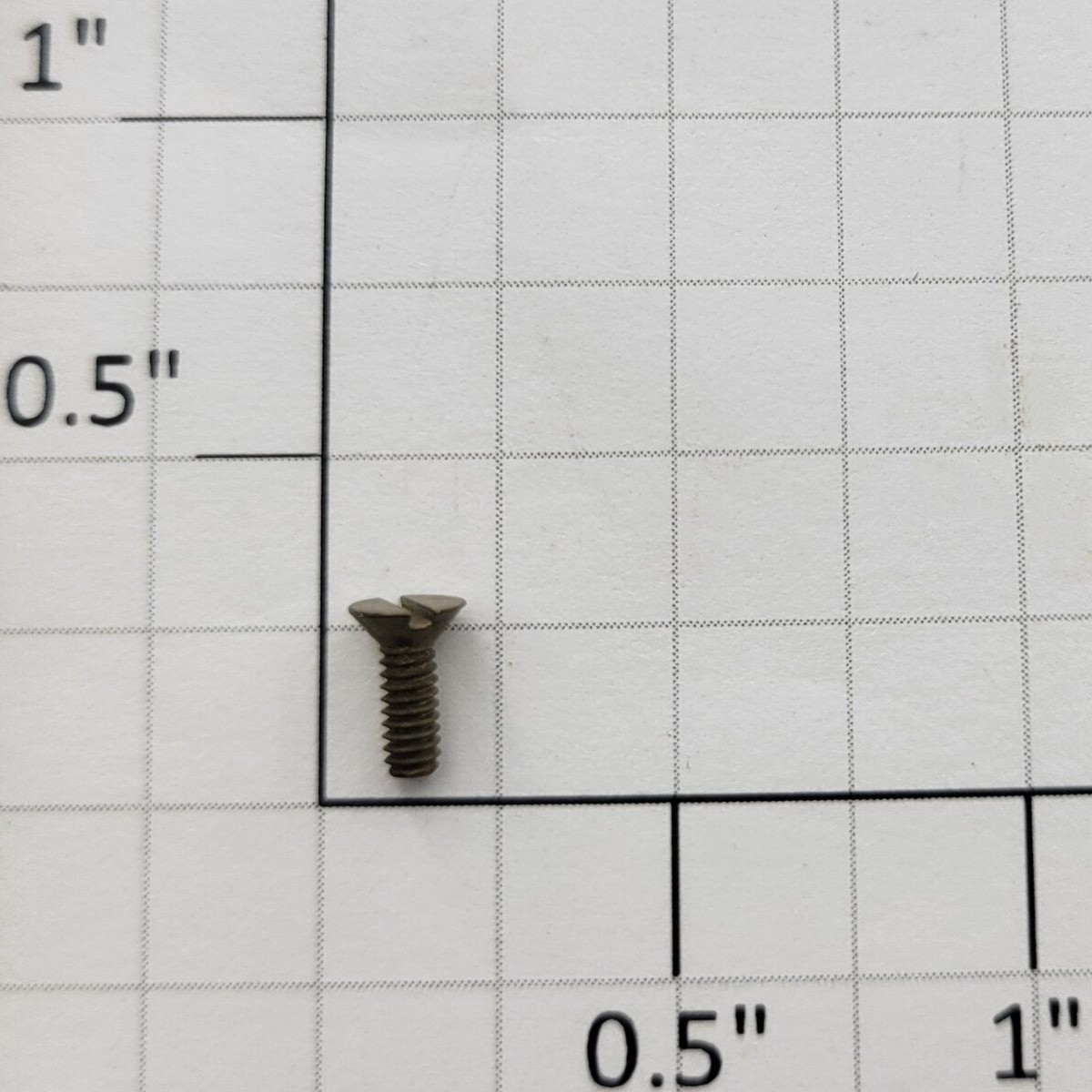 Walthers 947-1072X HO Brass Machine Screw #2-56 X 1/4" Flat Head