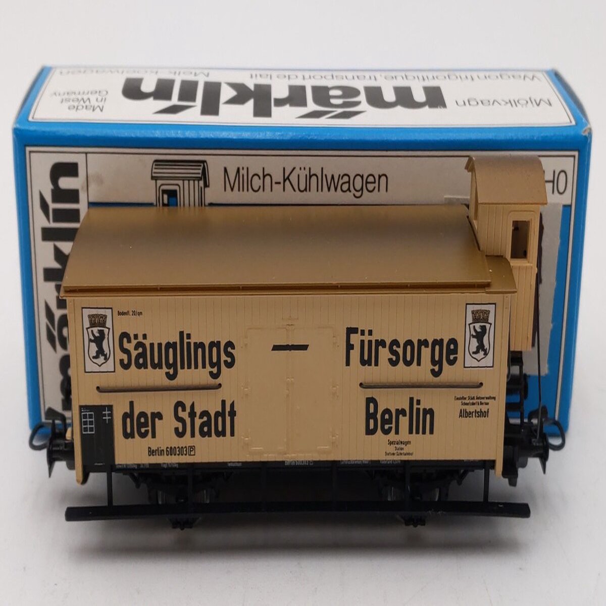 Marklin 4781 HO Scale Sauglings Fursorge der Stadt Reefer Car LN/Box