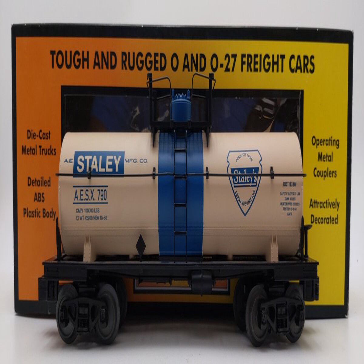 MTH 30-73426 O Staley Tank Car LN/Box