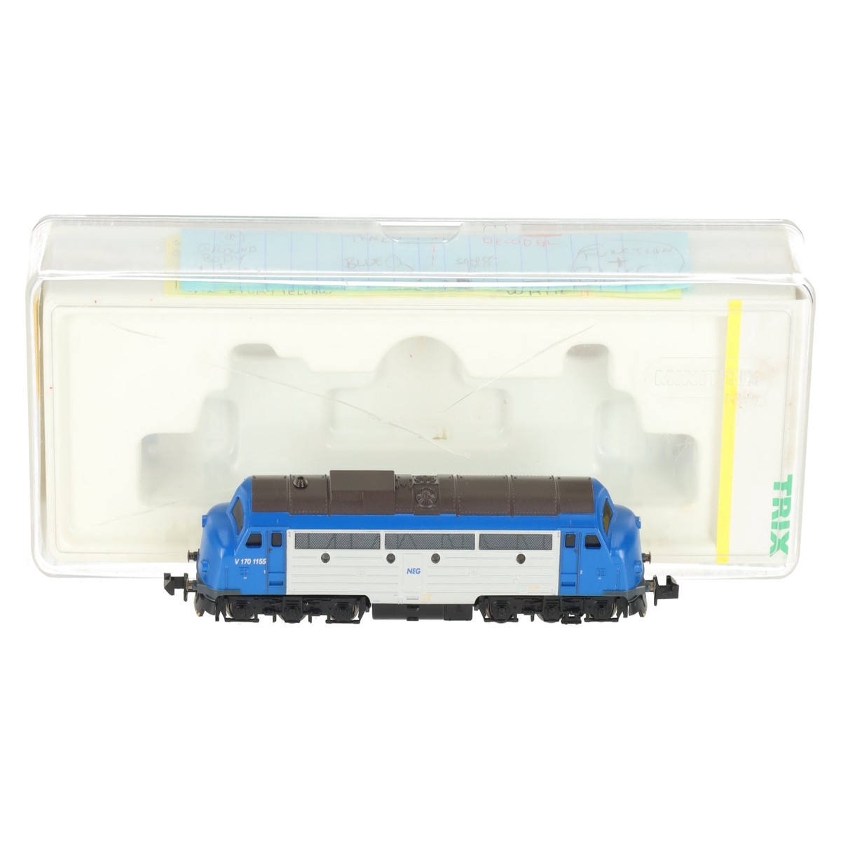 Trix 12219 N Scale DSB Nohab Neg Diesel Locomotive EX/Box
