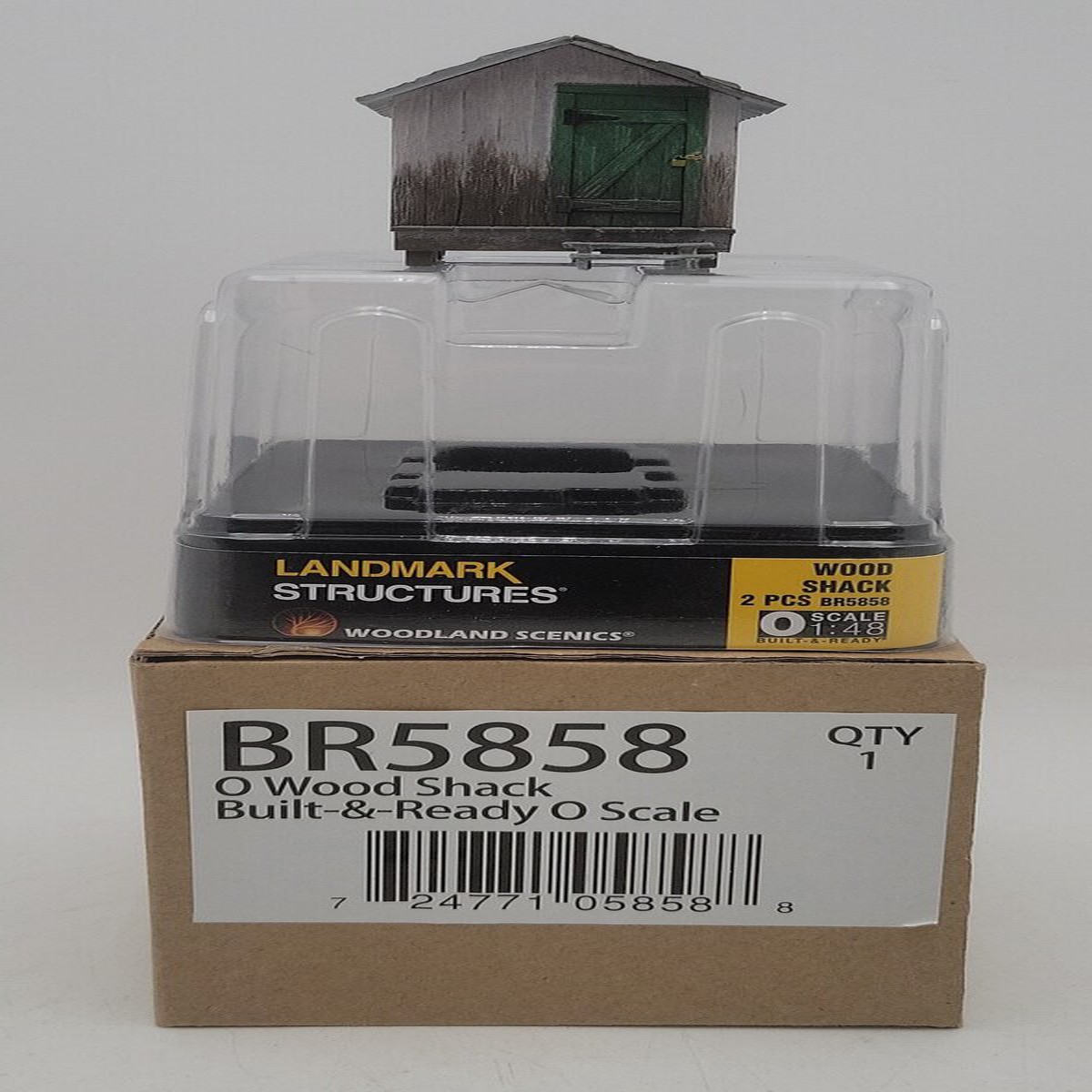 Woodland Scenics BR5858 O Scale Wood Shack LN/Box